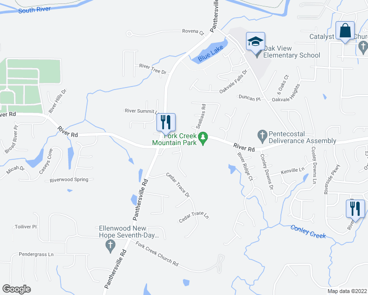 map of restaurants, bars, coffee shops, grocery stores, and more near 1772 Soapstone Court in Decatur