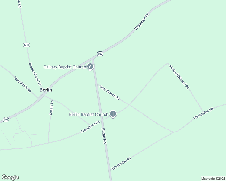 map of restaurants, bars, coffee shops, grocery stores, and more near 99 Long Branch Road in Salley