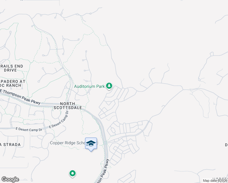 map of restaurants, bars, coffee shops, grocery stores, and more near 20685 North 101st Street in Scottsdale