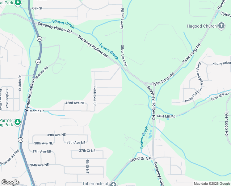 map of restaurants, bars, coffee shops, grocery stores, and more near 548 Bailey Drive in Birmingham
