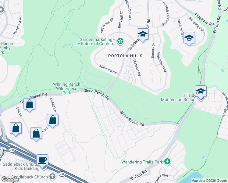 map of restaurants, bars, coffee shops, grocery stores, and more near 5422 Heritage Oak Drive in Lake Forest