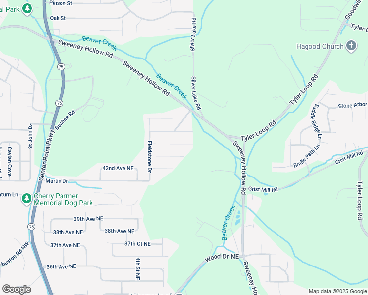 map of restaurants, bars, coffee shops, grocery stores, and more near 548 Bailey Drive in Birmingham