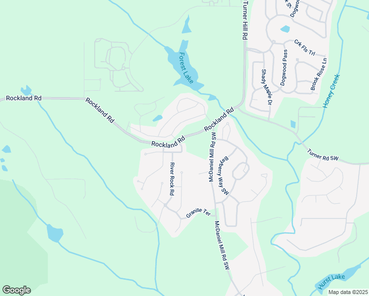 map of restaurants, bars, coffee shops, grocery stores, and more near 7243 Bedrock Circle in Stonecrest