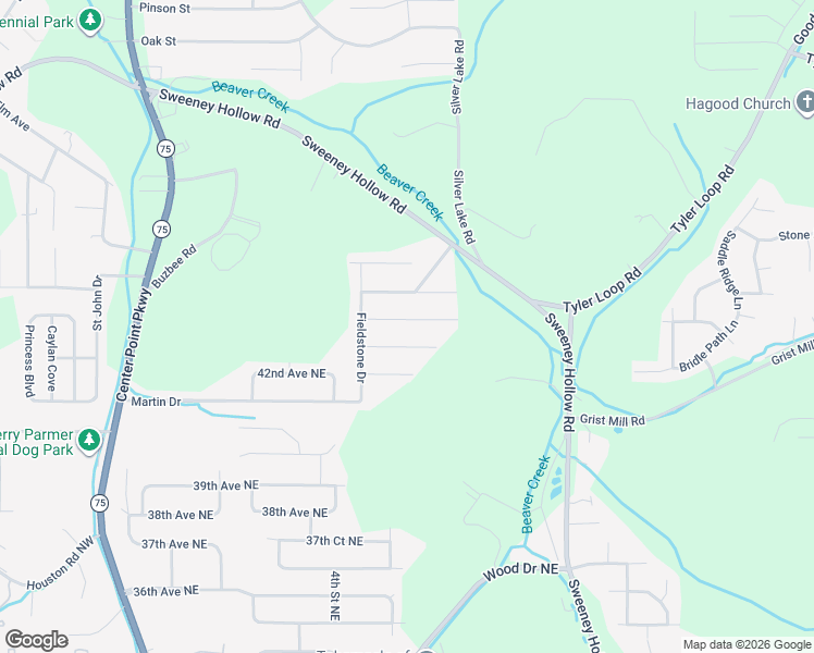 map of restaurants, bars, coffee shops, grocery stores, and more near 532 Bailey Drive in Birmingham