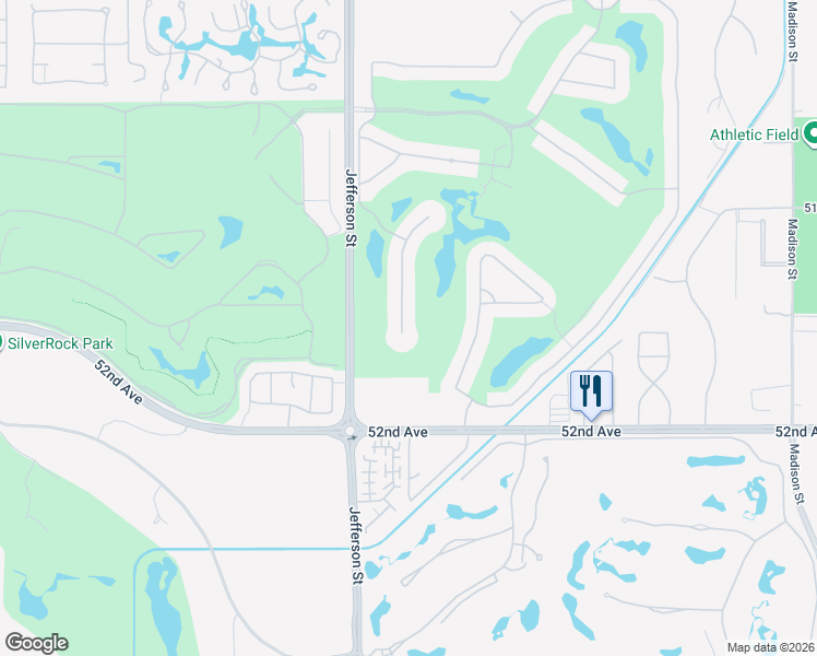 map of restaurants, bars, coffee shops, grocery stores, and more near 51528 Marbella Court in La Quinta