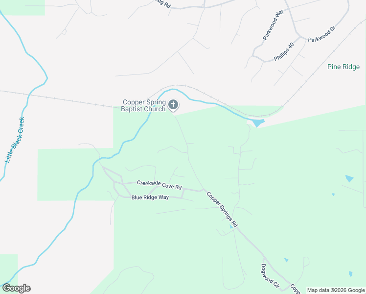 map of restaurants, bars, coffee shops, grocery stores, and more near 1139 Copper Springs Road in Odenville