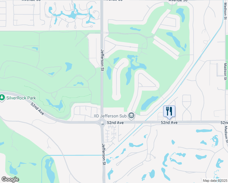map of restaurants, bars, coffee shops, grocery stores, and more near 51493 Marbella Court in La Quinta