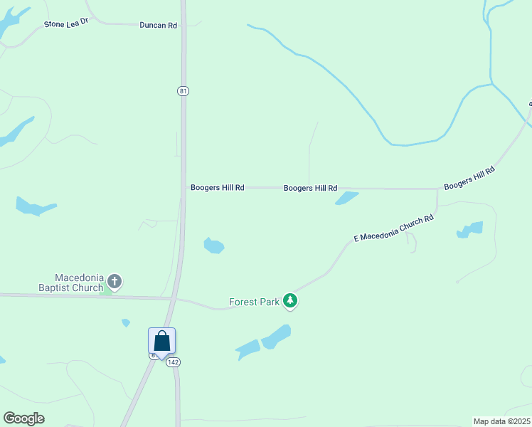 map of restaurants, bars, coffee shops, grocery stores, and more near 148 Boogers Hill Road in Oxford
