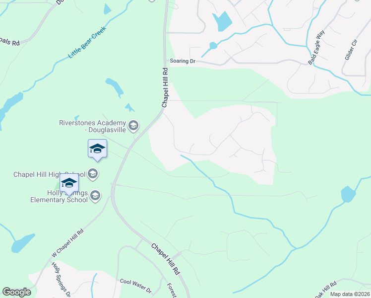 map of restaurants, bars, coffee shops, grocery stores, and more near 4274 Sterling Pointe Drive in Douglasville