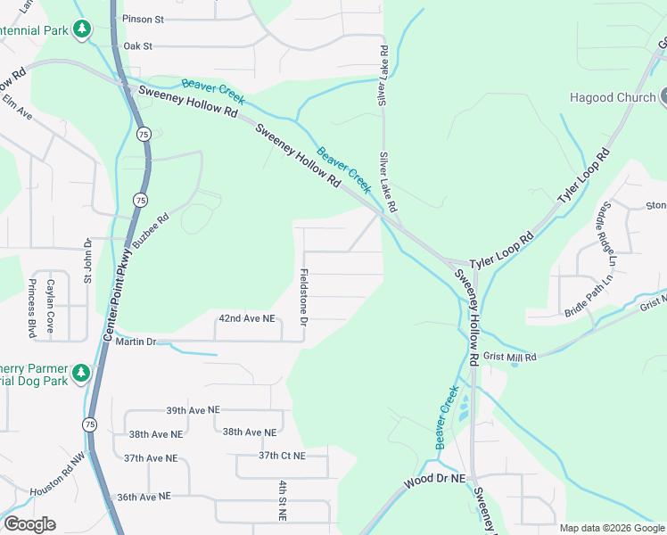 map of restaurants, bars, coffee shops, grocery stores, and more near 3125 Cobblestone Drive in Birmingham