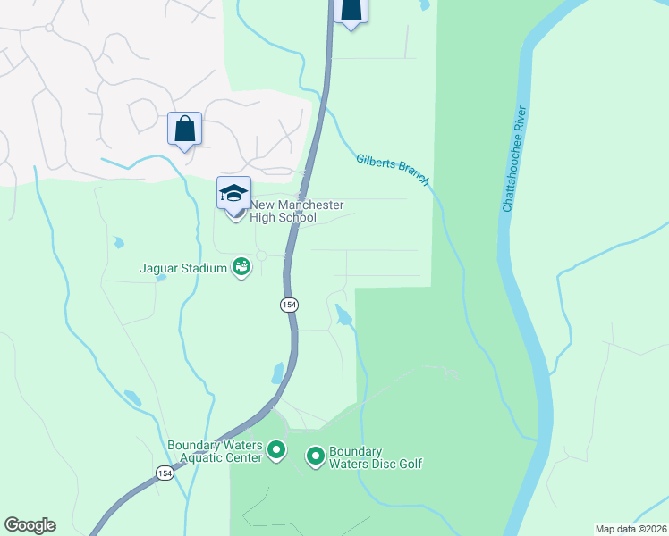 map of restaurants, bars, coffee shops, grocery stores, and more near 4626 Whispering Winds Place in Douglasville