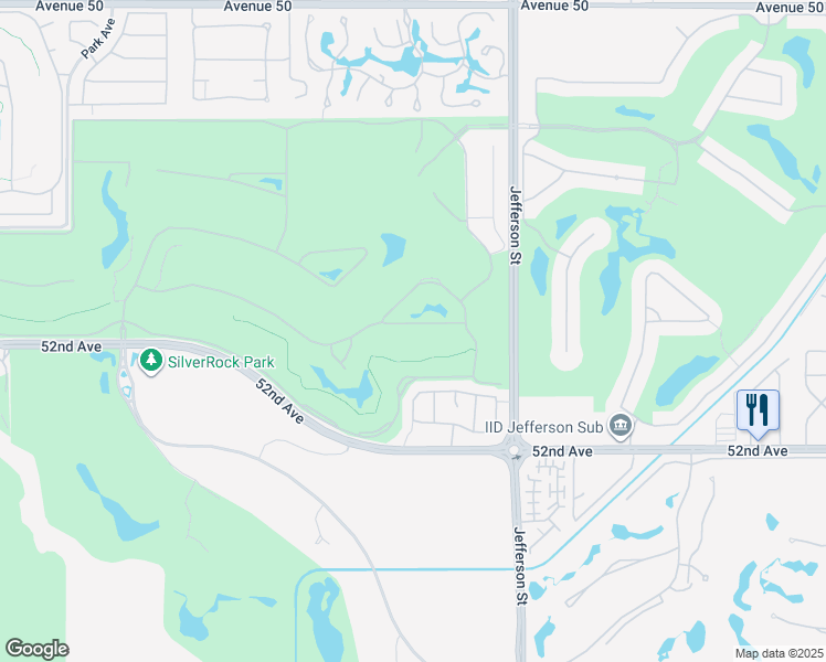 map of restaurants, bars, coffee shops, grocery stores, and more near 79815 Liga in La Quinta