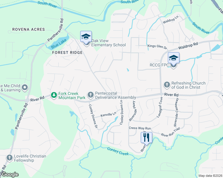 map of restaurants, bars, coffee shops, grocery stores, and more near 3072 Dogwood Avenue in Decatur