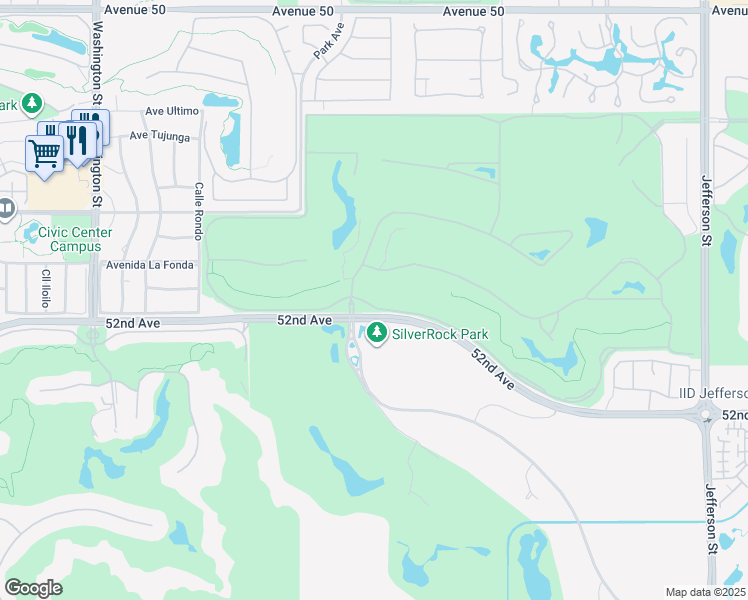 map of restaurants, bars, coffee shops, grocery stores, and more near 79040 Citrus in La Quinta