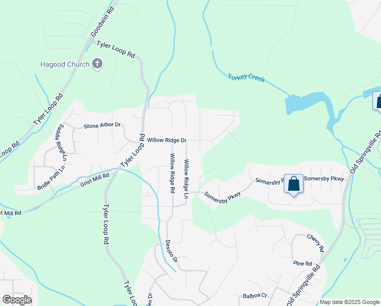 map of restaurants, bars, coffee shops, grocery stores, and more near 5900 Honeysuckle Circle in Pinson