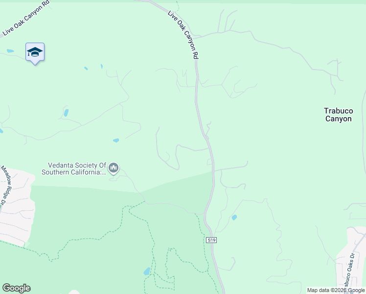 map of restaurants, bars, coffee shops, grocery stores, and more near Canyon Creek Drive in Trabuco Canyon