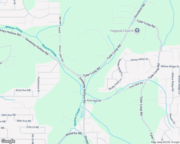 map of restaurants, bars, coffee shops, grocery stores, and more near 6425 Tyler Loop Road in Pinson