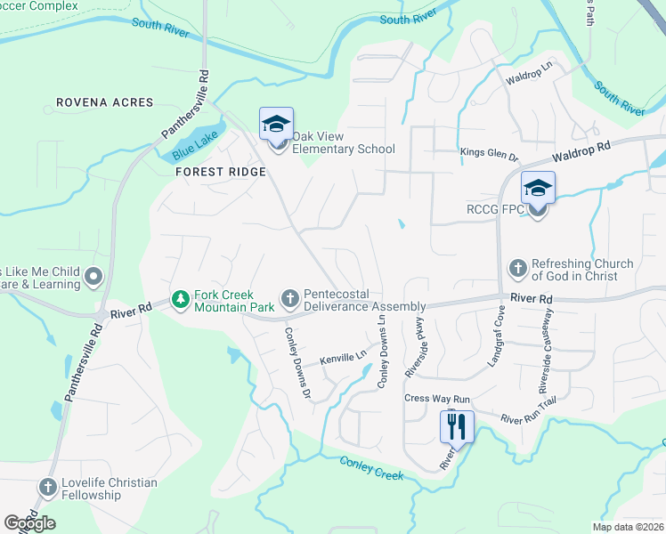 map of restaurants, bars, coffee shops, grocery stores, and more near 3039 Dogwood Avenue in Decatur
