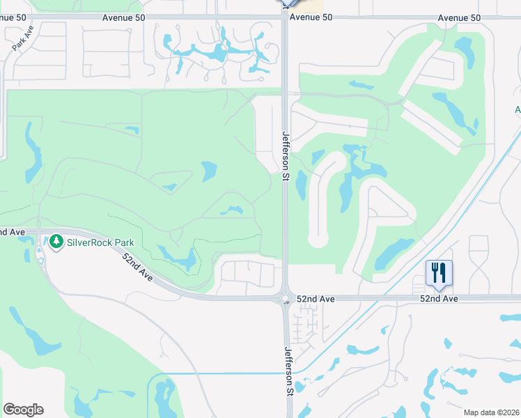 map of restaurants, bars, coffee shops, grocery stores, and more near 79950 Tangelo in La Quinta
