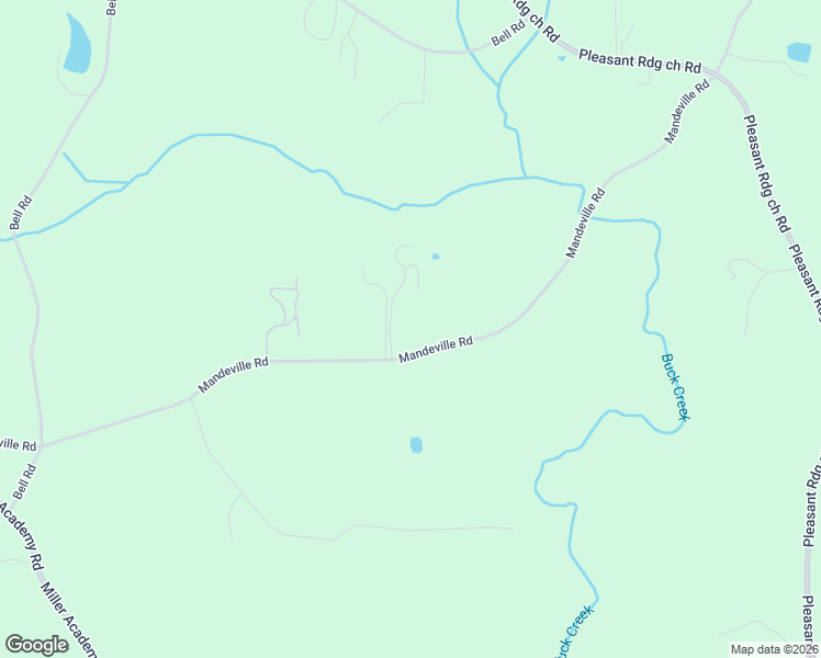 map of restaurants, bars, coffee shops, grocery stores, and more near 1782 Mandeville Road in Bremen