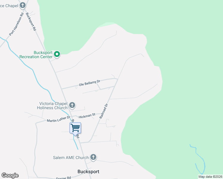 map of restaurants, bars, coffee shops, grocery stores, and more near 7981 Ole Bellamy Drive in Conway