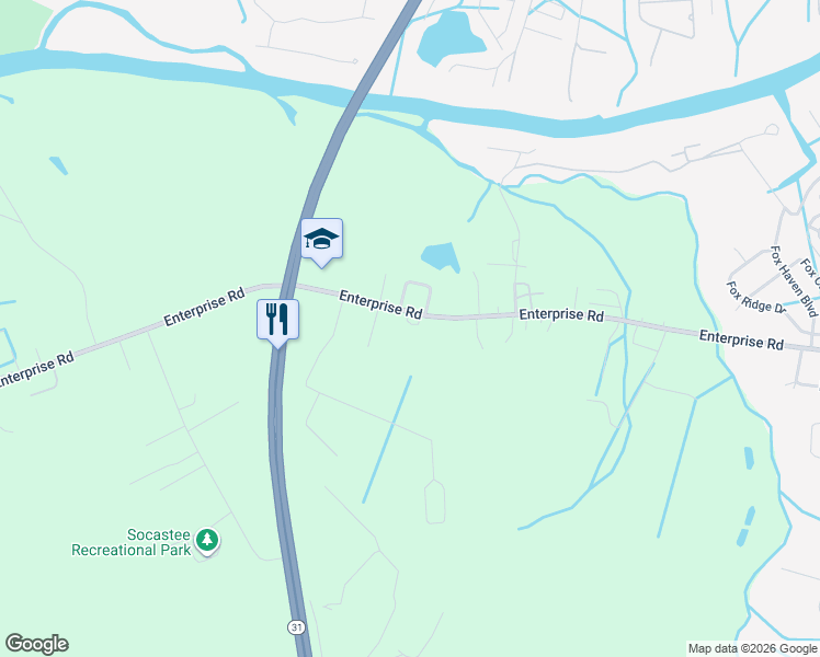 map of restaurants, bars, coffee shops, grocery stores, and more near 6699 Enterprise Road in Myrtle Beach