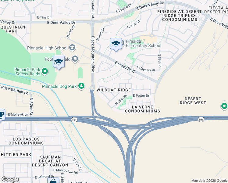 map of restaurants, bars, coffee shops, grocery stores, and more near in Phoenix