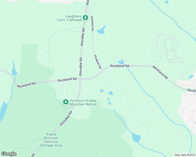 map of restaurants, bars, coffee shops, grocery stores, and more near 6812 Rockland Road in Stonecrest