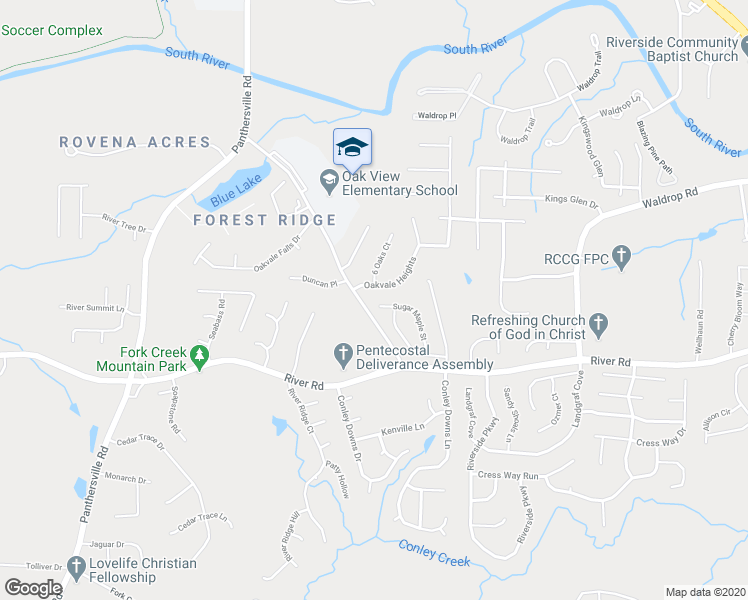 map of restaurants, bars, coffee shops, grocery stores, and more near 3655 Sugar Maple Street in Decatur