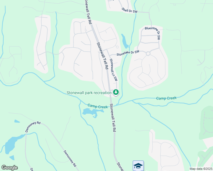 map of restaurants, bars, coffee shops, grocery stores, and more near 2836 Summit Parkway Southwest in Atlanta