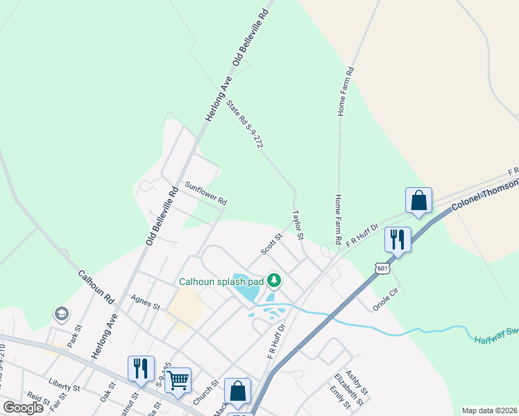 map of restaurants, bars, coffee shops, grocery stores, and more near in Saint Matthews