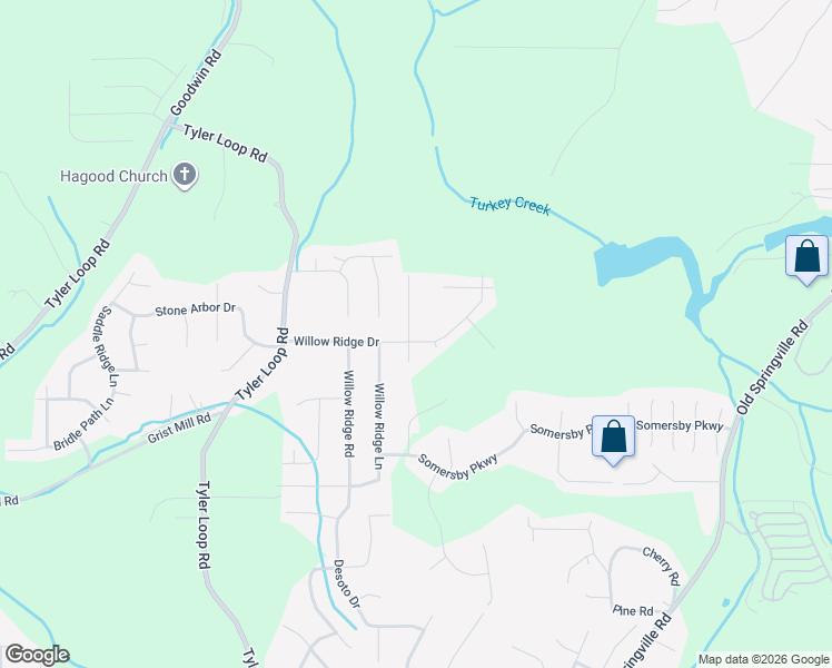 map of restaurants, bars, coffee shops, grocery stores, and more near 5931 Honeysuckle Circle in Pinson