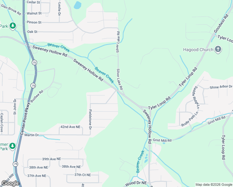map of restaurants, bars, coffee shops, grocery stores, and more near 4249 Centerwood Drive in Birmingham