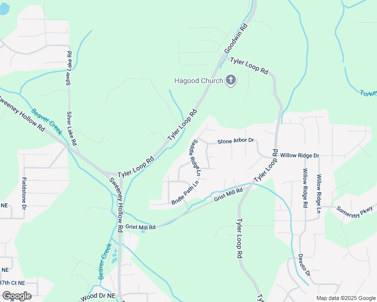 map of restaurants, bars, coffee shops, grocery stores, and more near 5420 Saddle Ridge Lane in Pinson