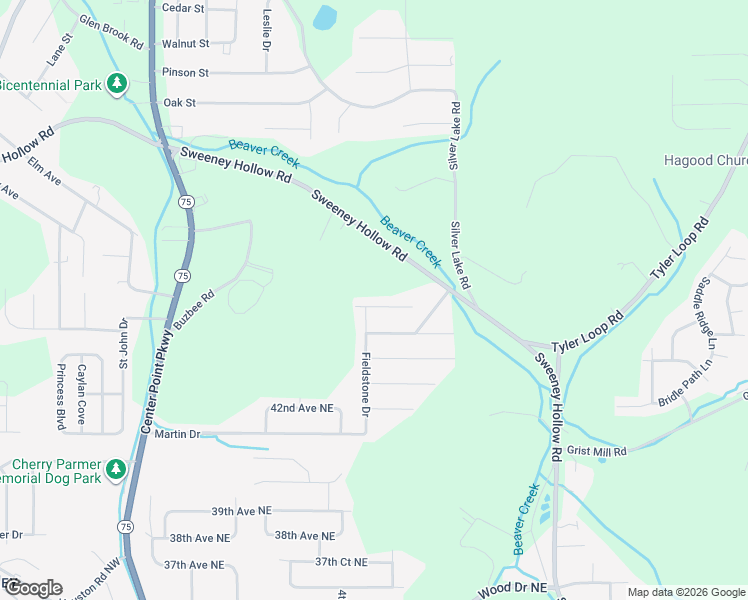 map of restaurants, bars, coffee shops, grocery stores, and more near 3132 Fieldstone Circle in Birmingham