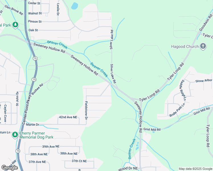 map of restaurants, bars, coffee shops, grocery stores, and more near 4246 Centerwood Drive in Birmingham