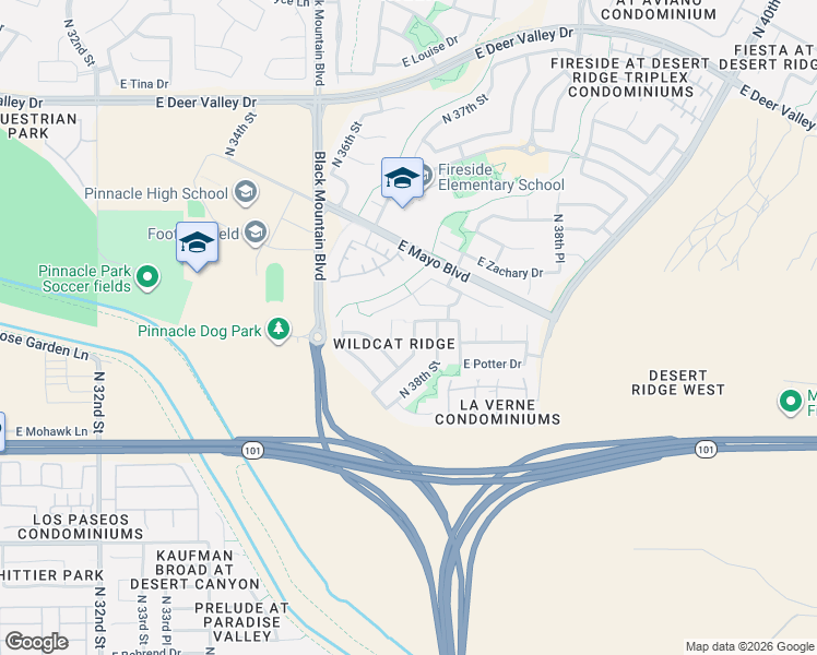 map of restaurants, bars, coffee shops, grocery stores, and more near in Phoenix