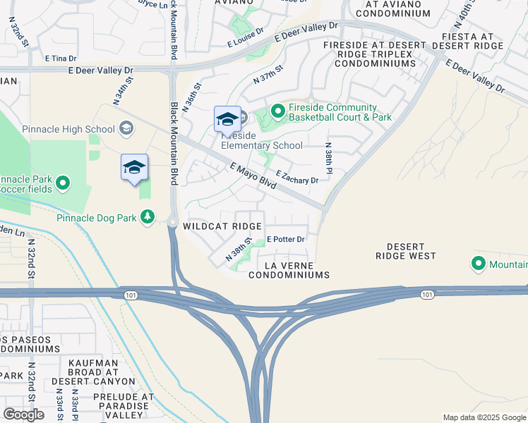 map of restaurants, bars, coffee shops, grocery stores, and more near 20906 North 39th Street in Phoenix