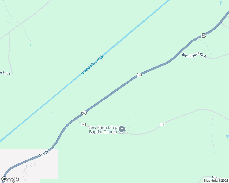 map of restaurants, bars, coffee shops, grocery stores, and more near Alabama 96 in Fayette