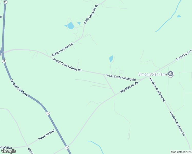 map of restaurants, bars, coffee shops, grocery stores, and more near 1402 Social Circle Fairplay Road in Social Circle