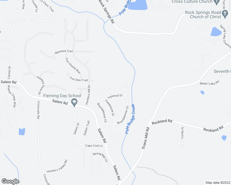 map of restaurants, bars, coffee shops, grocery stores, and more near 5774 Ivywood Drive in Lithonia