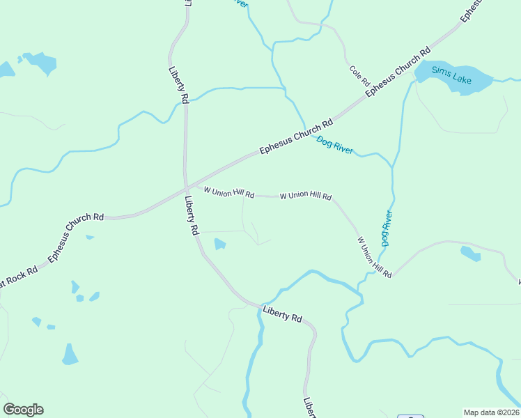 map of restaurants, bars, coffee shops, grocery stores, and more near 9525 West Union Hill Road in Villa Rica