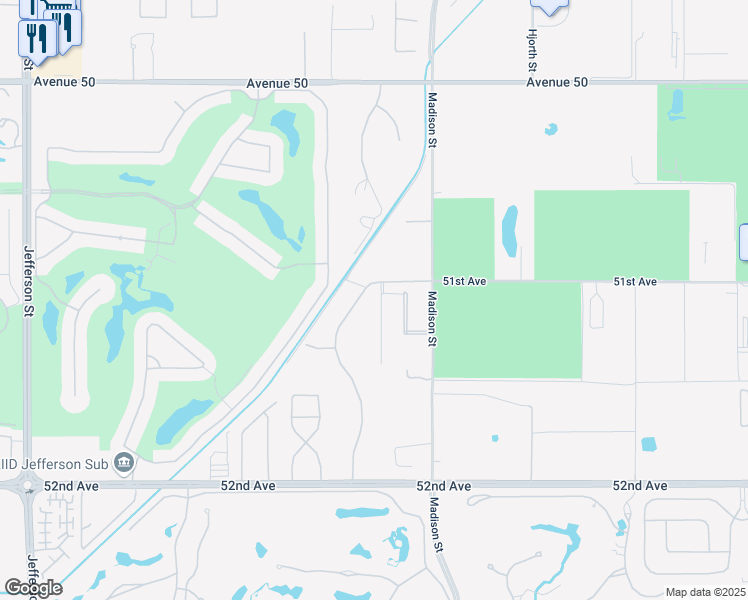 map of restaurants, bars, coffee shops, grocery stores, and more near 80885 Vista Bonita Trail in La Quinta