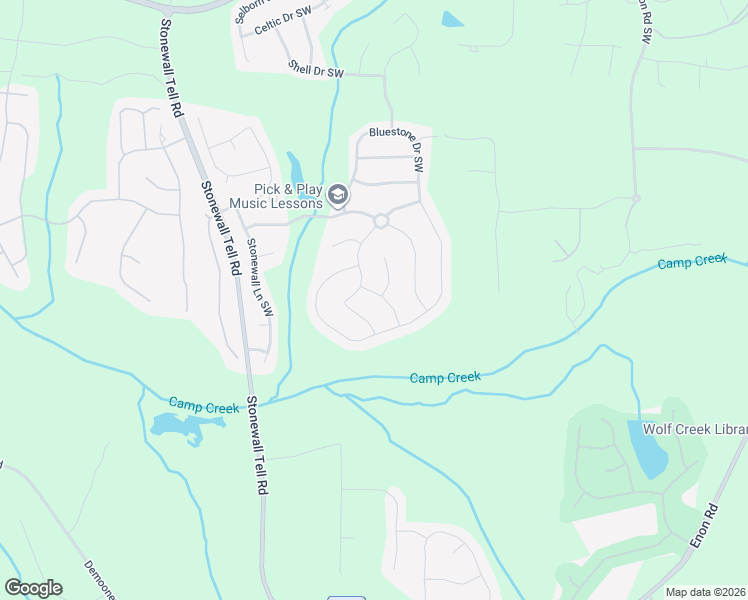 map of restaurants, bars, coffee shops, grocery stores, and more near 6307 Jasper Way in Atlanta