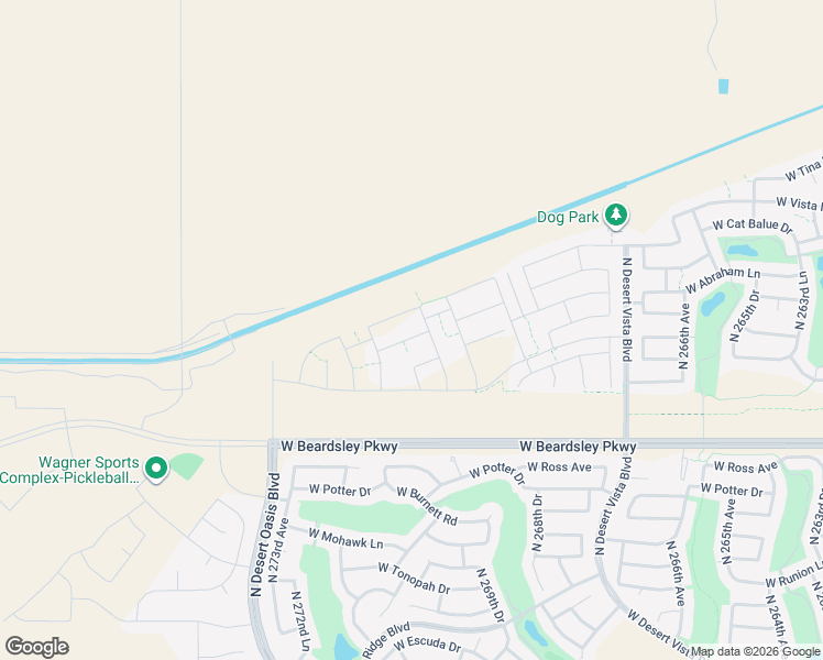 map of restaurants, bars, coffee shops, grocery stores, and more near West Firehawk Drive in Buckeye