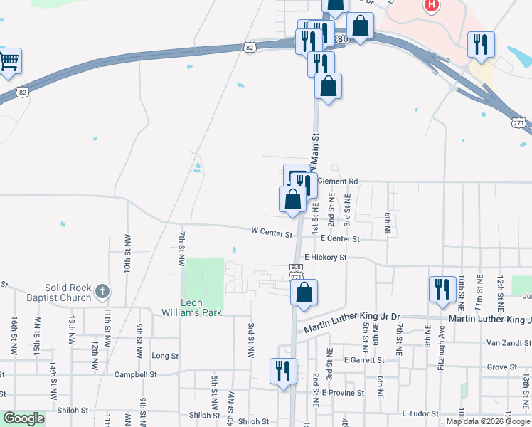 map of restaurants, bars, coffee shops, grocery stores, and more near 140 West Oak Avenue in Paris