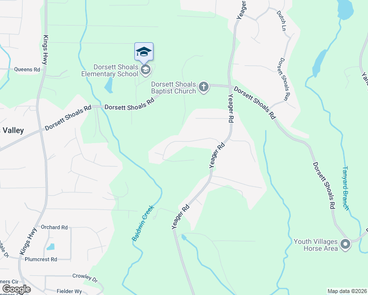 map of restaurants, bars, coffee shops, grocery stores, and more near 5773 Shoal Creek Drive in Douglasville