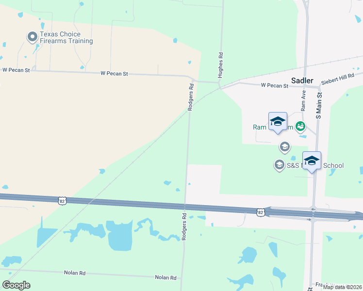 map of restaurants, bars, coffee shops, grocery stores, and more near in Sadler