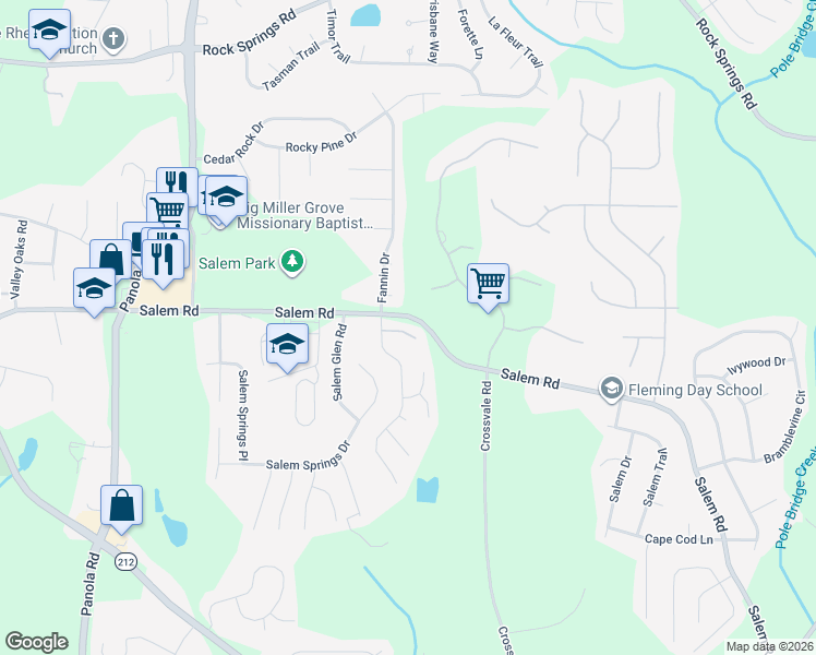map of restaurants, bars, coffee shops, grocery stores, and more near in Lithonia