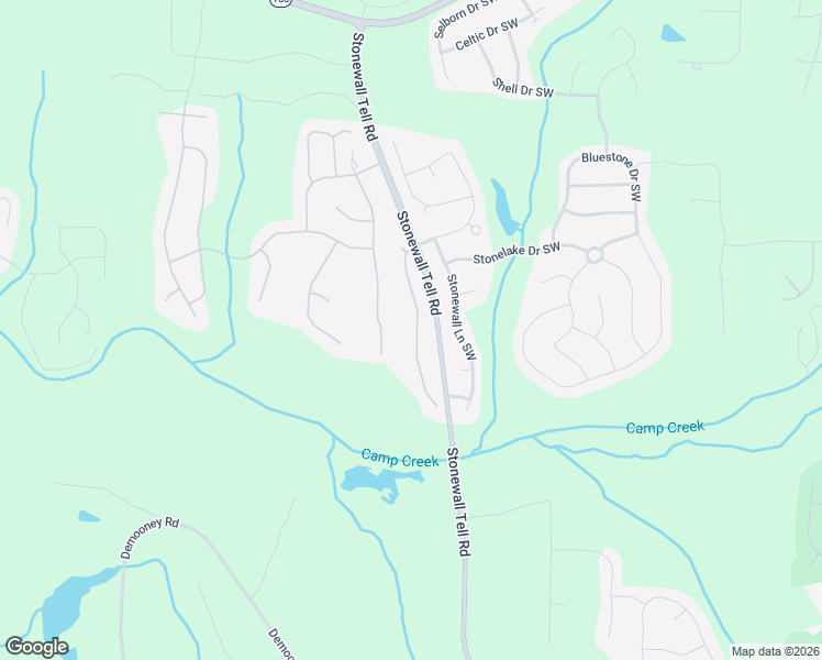 map of restaurants, bars, coffee shops, grocery stores, and more near 2807 Summit Parkway Southwest in Atlanta